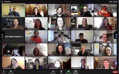 ROCLD event: Screen capture of participants in Zoom